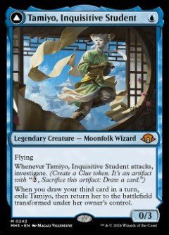 Tamiyo, Inquisitive Student // Tamiyo, Seasoned Scholar Modern Horizons 3